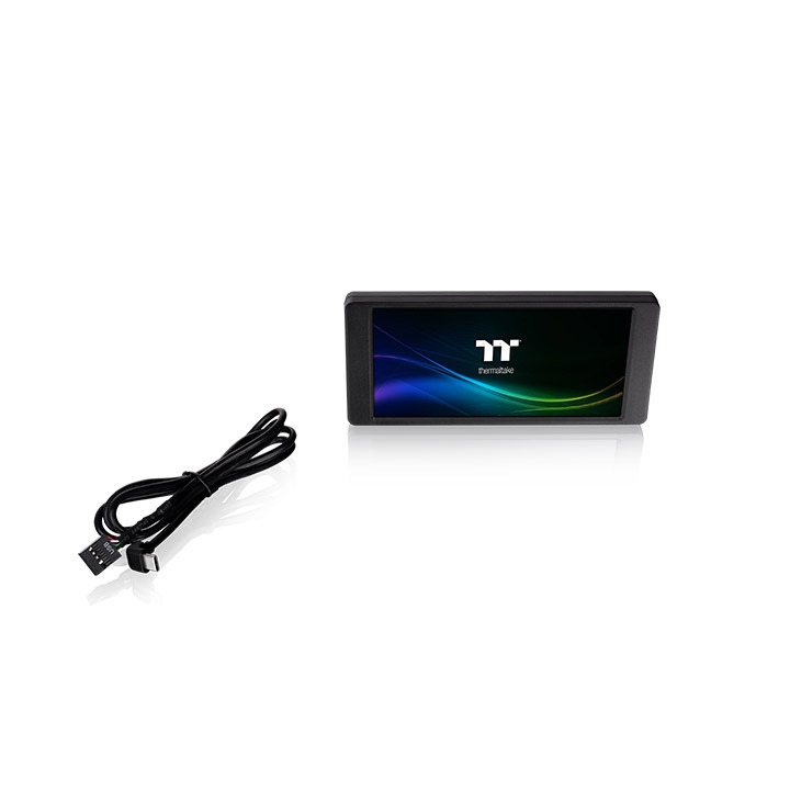 Das 6.0" LCD Panel Kit für den View 390 Air kann mithilfe der TT RGB Plus Software die Systemperformance überwachen oder individuell vom Nutzer eingerichtet werden.