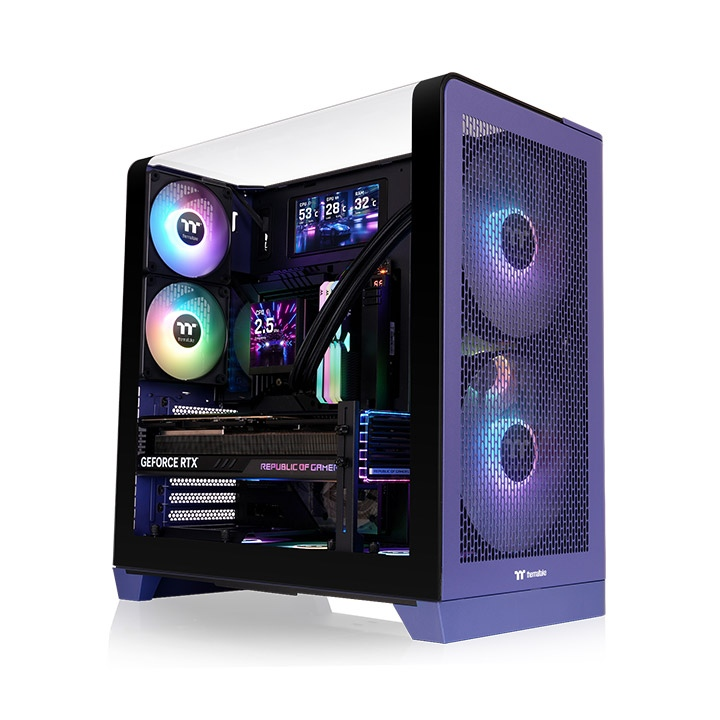 Das 6.0" LCD Panel Kit für den View 390 Air kann mithilfe der TT RGB Plus Software die Systemperformance überwachen oder individuell vom Nutzer eingerichtet werden.