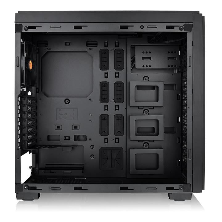 Der Versa C23 TG B-Ware in der Farbe Black ist ein PC Gehaeuse mit integrierten RGB-LED-Streifen