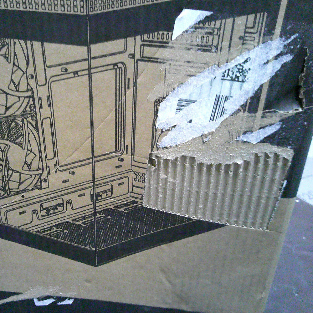 Das ***B-Ware*** View 170 TG ARGB PC Gehäuse in der Farbe Snow White.