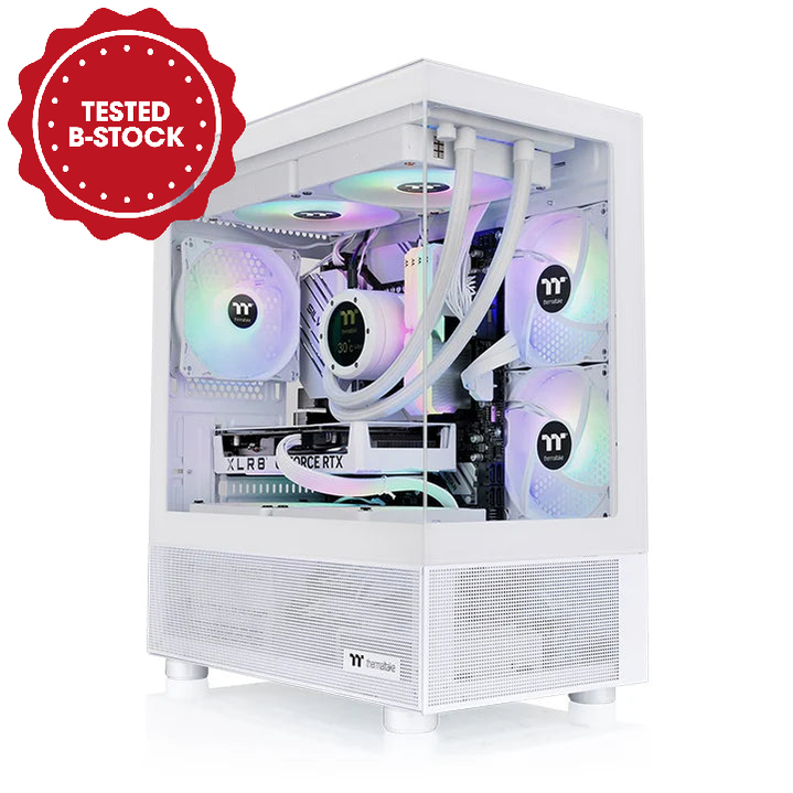 Das View 170 TG ARGB Snow White ist Micro-ATX-Gehäuse mit eleganten Glaspaneelen