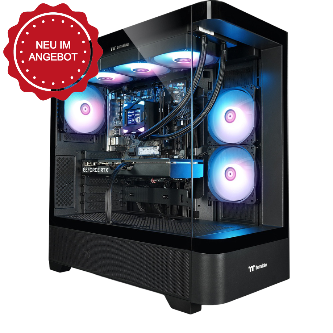 Der Black Dragon ist ein LCGS Gaming PC mit NVIDIA RTX 5070 und AMD Ryzen 7 7800X3D.