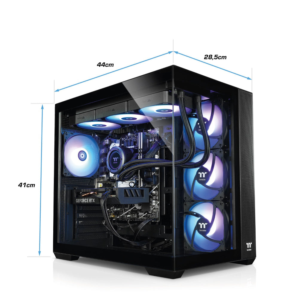 Der Black Giant ist ein LCGS Gaming PC mit NVIDIA RTX 5060 Ti und Intel Core i5 14600KF.