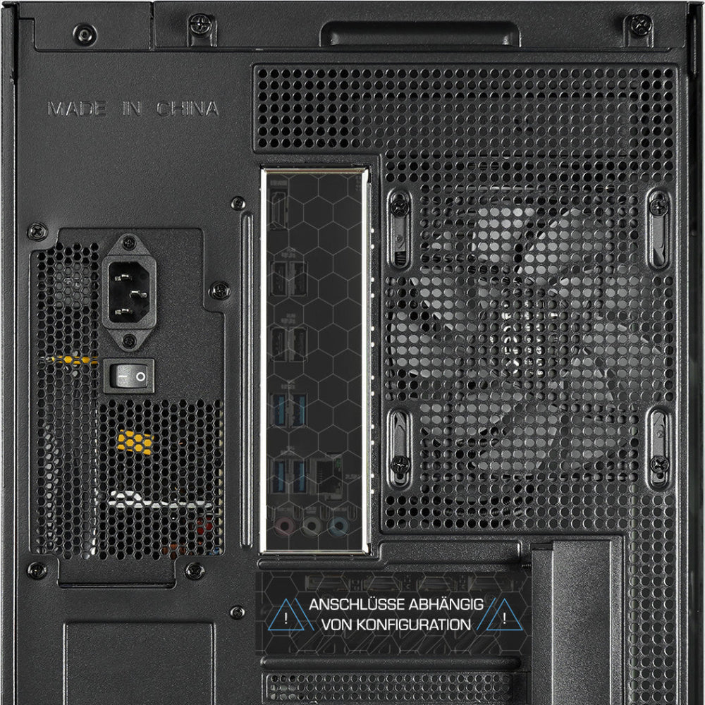 Der Black Giant ist ein LCGS Gaming PC mit NVIDIA RTX 5060 Ti und Intel Core i5 14600KF.