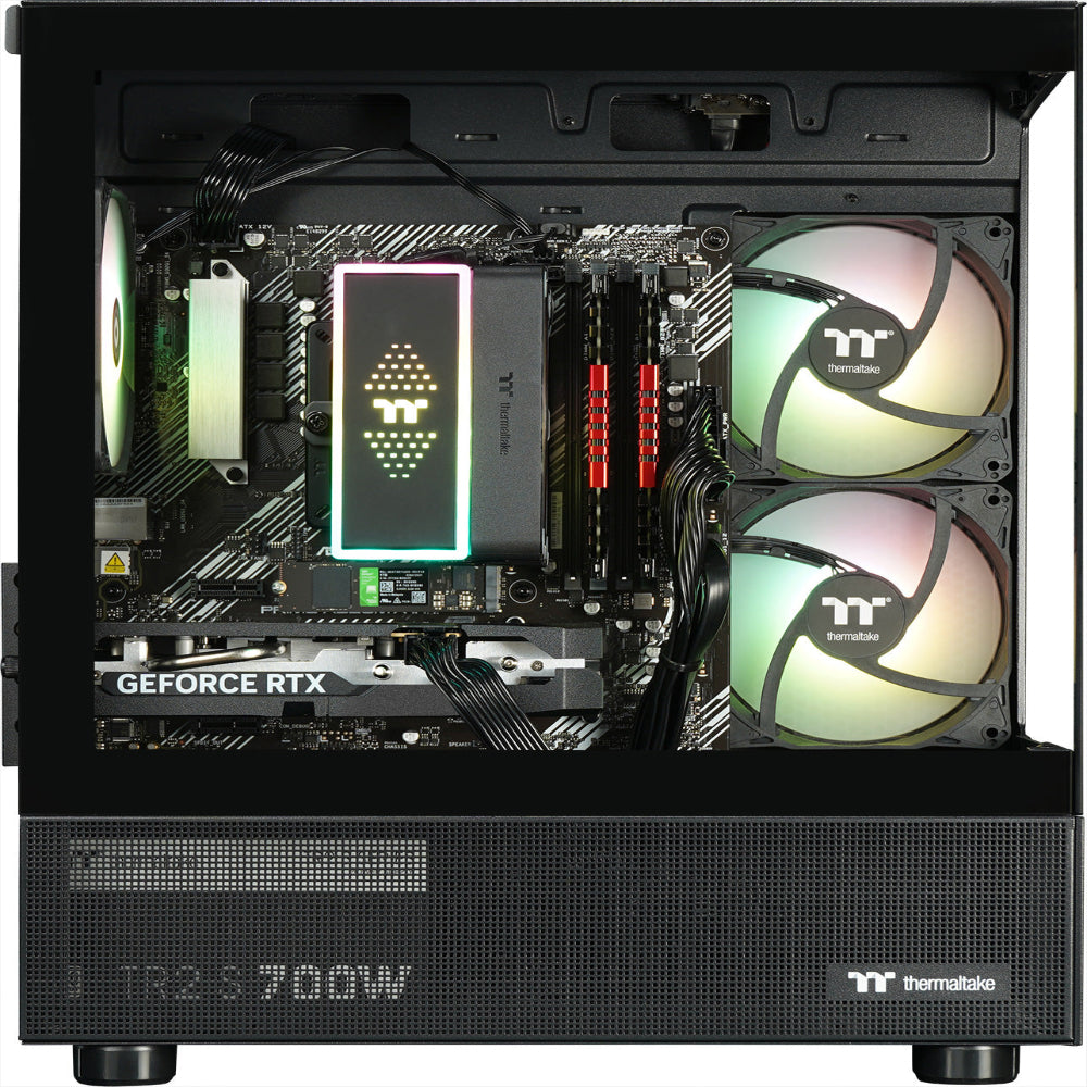 Der Blue Dwarf Black ist ein LCGS Gaming PC mit NVIDIA GeForce RTX 5060 und AMD Ryzen 7 5700X.