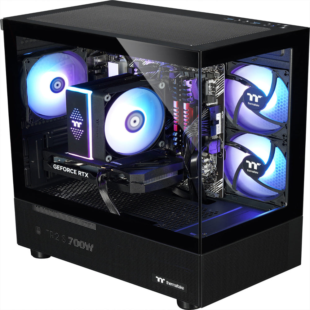 Der Blue Dwarf Black ist ein LCGS Gaming PC mit NVIDIA GeForce RTX 5060 und AMD Ryzen 7 5700X.