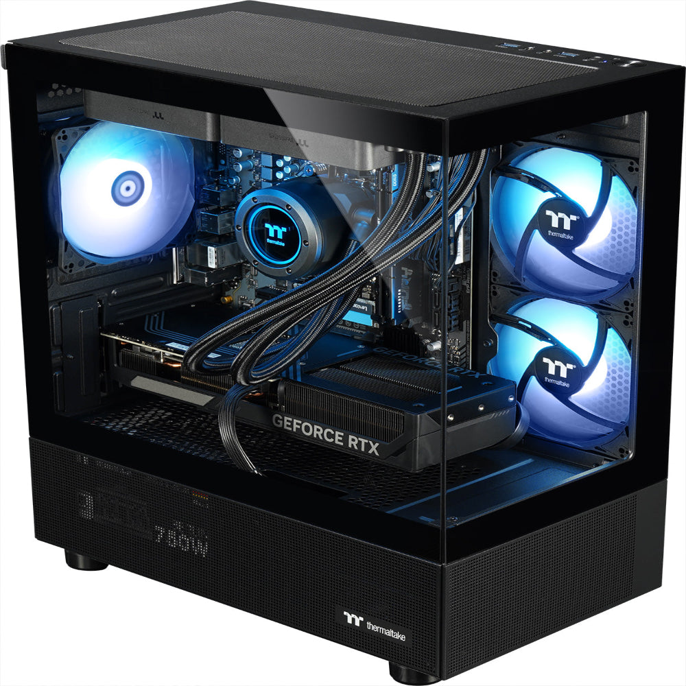 Der Blue Kobold Black ist ein LCGS Gaming PC mit NVIDIA GeForce RTX 5070 12GB und AMD Ryzen 5 7600X3D.