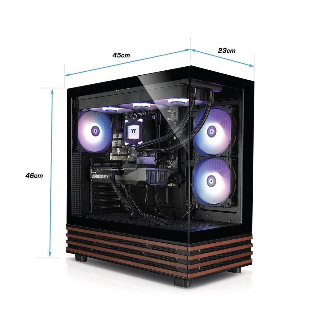 Der Blue Treant 5060Ti in der Farbe Schwarz ist ein LCGS Gaming PC mit ordentlicher Leistung. Ausgestattet mit bester Thermaltake-Technik dem View 270 Plus WS ARGB Black Gehäuse, LA360 Black ARGB AIO und Netzteil Berlin. Hardware: CPU AMD Ryzen 7 8700F, 32 GB DDR5 Ram, 1TB M.2 SSD.