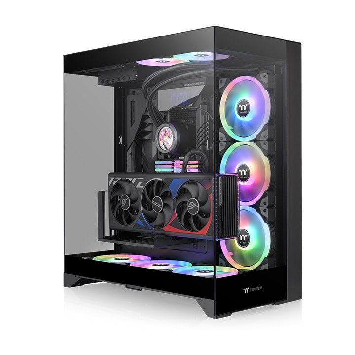 Der CTE E550 Black ist ein Midi ATX-Tower von Thermaltake