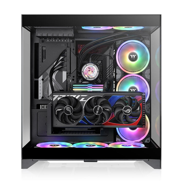 Der CTE E550 Black ist ein Midi ATX-Tower von Thermaltake