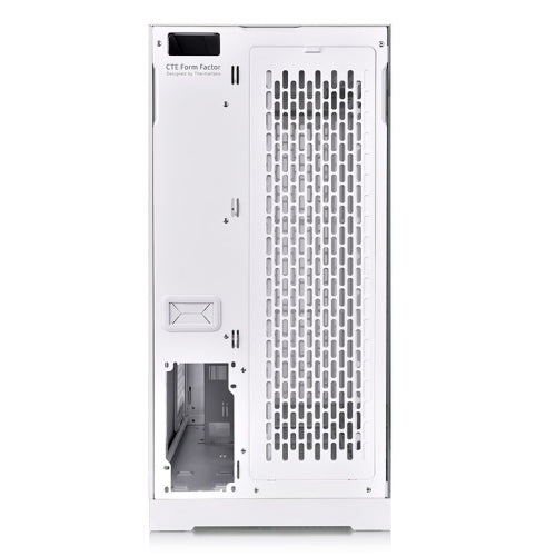 Der CTE E660 MX ist ein Midi Tower Gehaeuse in der Farbe Snow White mit Drei-Wege-GPU-Installation und Support für Hidden-Connector-Motherboards.