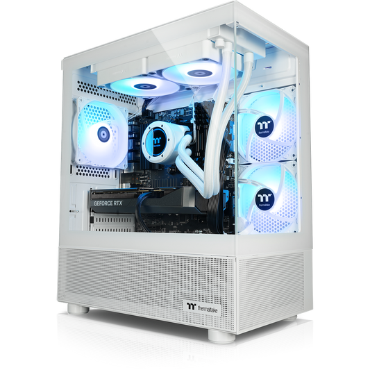 Der Cyan Skirja 5060Ti in der Farbe Schneeweiß ist ein LCGS Gaming PC mit richtig Leistung. Ausgestattet mit bester Thermaltake-Technik dem View 170 TG ARGB Snow White Gehäuse, TH240 V2 ARGB Snow White AIO und Netzteil Berlin. Hardware: CPU AMD Ryzen 7 8700F, 32 GB DDR5 Ram, 1TB M.2 SSD.