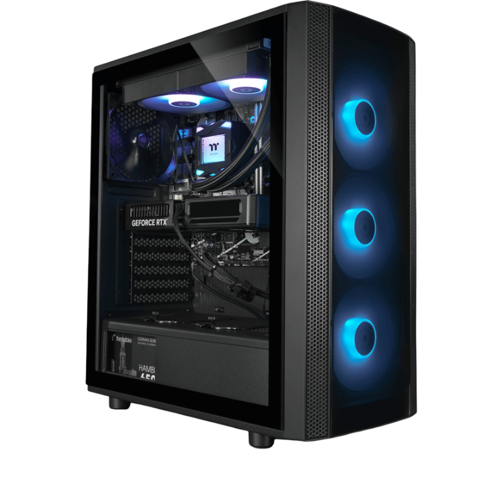 Der Dark Wizard ist ein LCGS Gaming PC mit NVIDIA RTX 5060 und Intel Core i5 14400F.