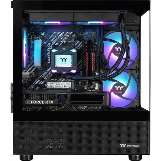 Der Darkling Elder 5070 in der Farbe Schwarz ist ein LCGS Gaming PC mit immenser Leistung. Ausgestattet mit bester Thermaltake-Technik dem View 170 TG ARGB Gehäuse, LA240-S Black AIO und Netzteil Berlin. Hardware: CPU AMD Ryzen 7 7800X3D, 32 GB DDR5 Ram, 1TB M.2 SSD.
