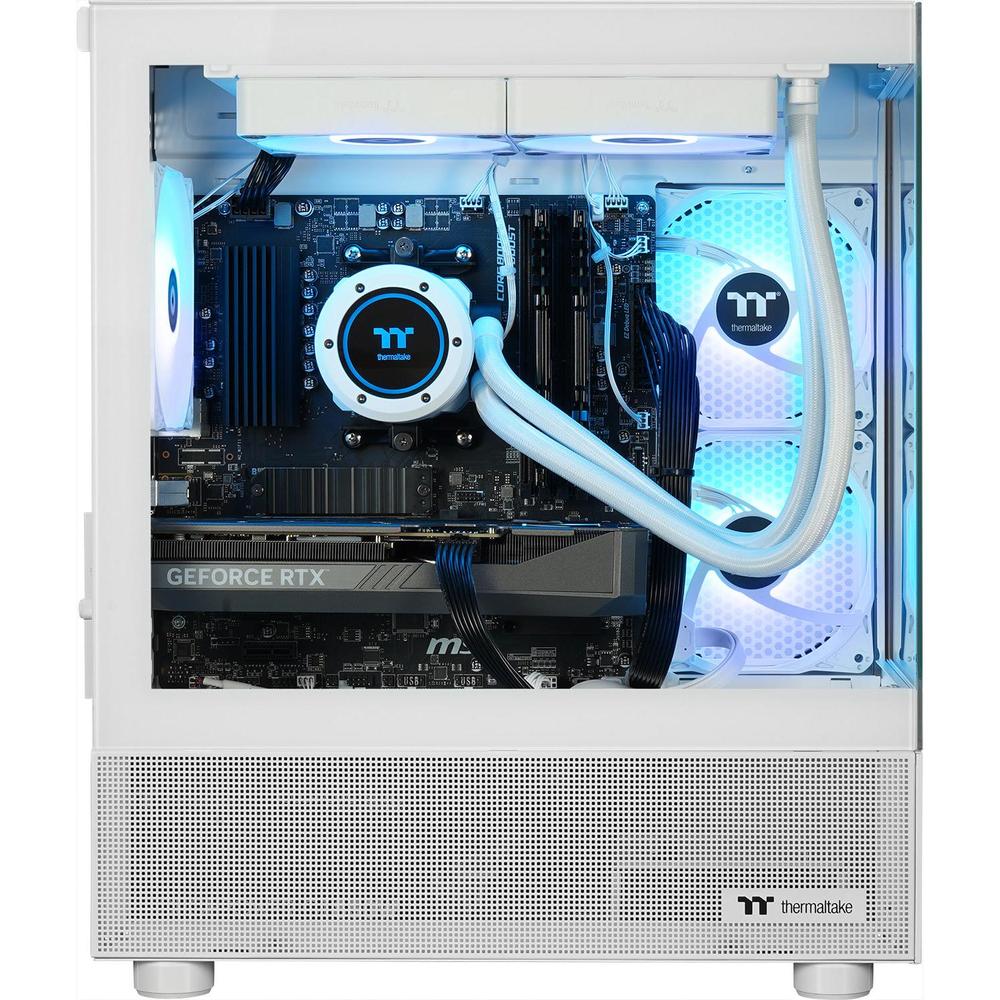 Der Frost Giant 5070 Snow White in der Farbe Schneeweiß ist ein LCGS Gaming PC mit immenser Leistung. Ausgestattet mit bester Thermaltake-Technik dem View 170 TG ARGB Snow White Gehäuse, TH240 V2 ARGB Snow White AIO und Netzteil Berlin. Hardware: CPU AMD Ryzen 7 7800X3D, 32 GB DDR5 Ram, 1TB M.2 SSD.