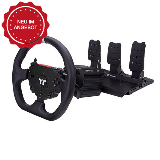 G15 Direct Drive Racing Wheel mit Pedalset – Direct-Drive-Lenkrad mit 15 Nm Drehmoment, Pedale und Bedienelemente im Set
