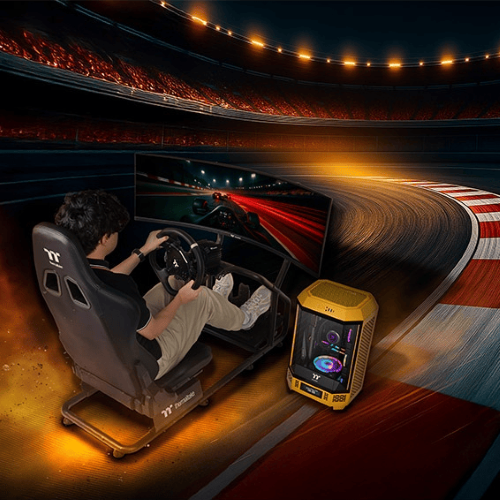 Der GR300 Monitor Mount in der Farbe Black ist ein Zubehörteil zu dem GR300 Racing Simulator Cockpit