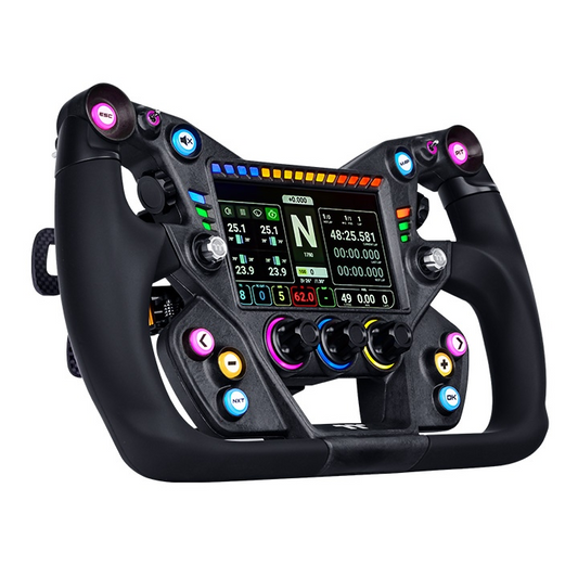 Mit dem XRW-G1 GT Steering Wheel betrittst du die nächste Stufe des Sim-Racings – entwickelt für präzise Kontrolle, maximale Individualisierung und ein immersives Fahrerlebnis auf Profi-Niveau. Dieses Lenkrad richtet sich gezielt an ambitionierte Sim-Racer und Performance-orientierte Nutzer, die Wert auf hochwertige Materialien, direkte Rückmeldung und umfangreiche Steuerungsmöglichkeiten legen.