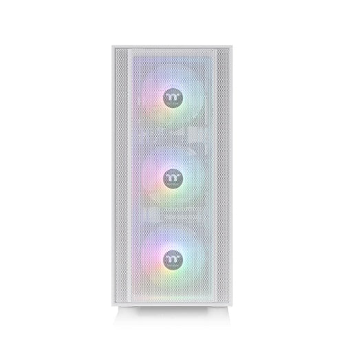 H570 TG ARGB Snow Midi Tower Chassis für ATX- und E-ATX mit abnehmbaren Staubfiltern