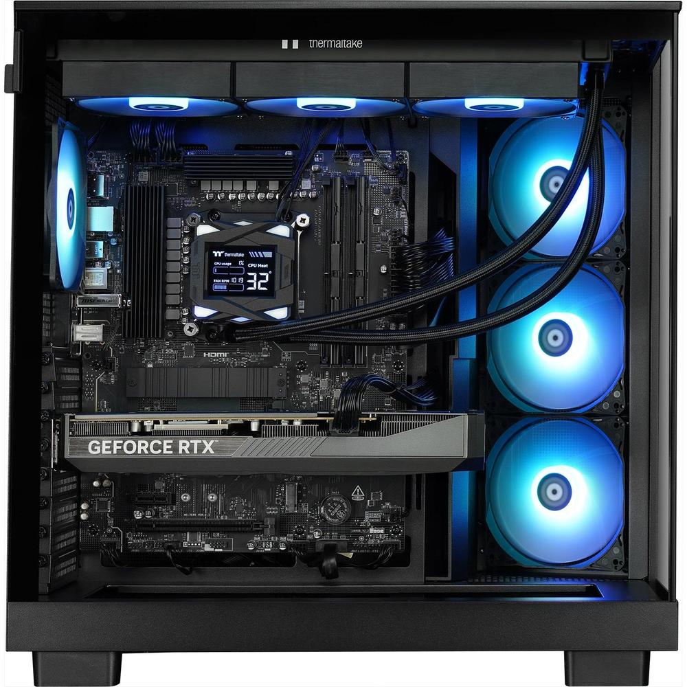 Der Purple Pixie RTX 5070TI in der Farbe Schwarz ist ein LCGS Gaming PC mit ordentlicher Leistung. Ausgestattet mit bester Thermaltake-Technik dem View 380 XL TG ARGB Black Gehäuse, LA360-S Black ARGB (mit Display) AIO und Netzteil ToughPower GT 850W, 80+ Gold. Hardware: CPU AMD Ryzen 7 7800X3D, 32 GB DDR5 Ram, 2TB M.2 SSD.