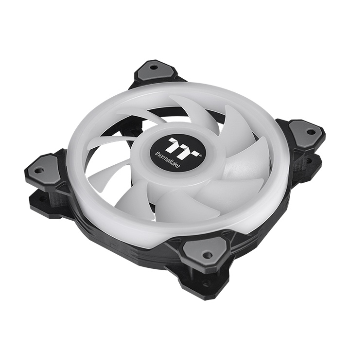 ***B-Ware*** Riing Quad 14 RGB Radiator Fan TT Premium Edition 3 Fan Pack (Controller included)