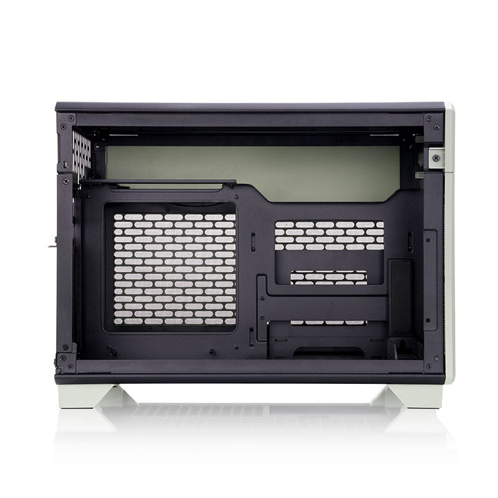 Das TR100 ist ein kompaktes PC Mini-ITX-Gehäuse (Tower) in Matcha Green