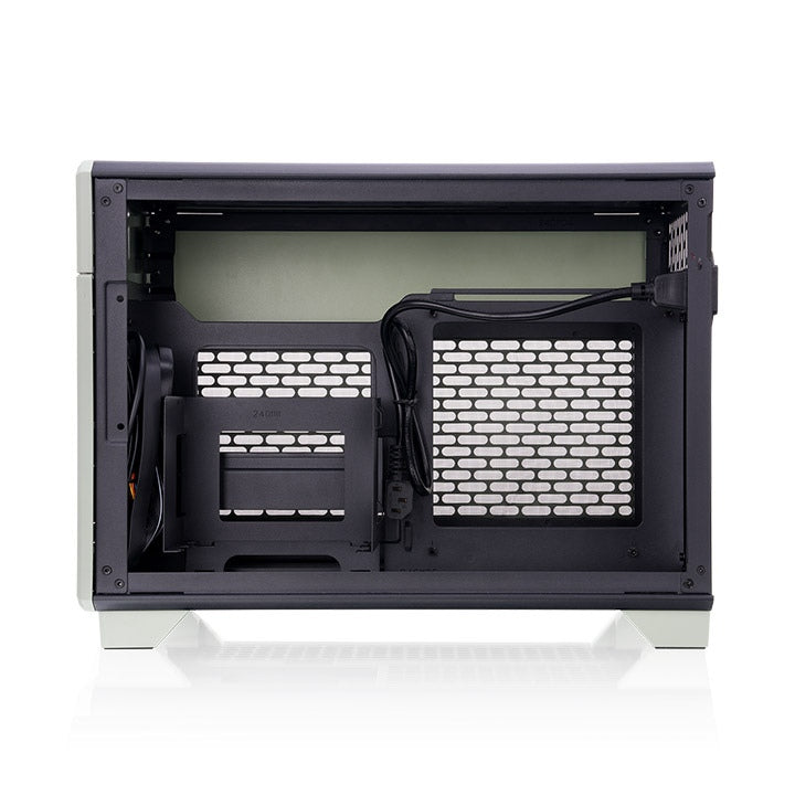 Das TR100 ist ein kompaktes PC Mini-ITX-Gehäuse (Tower) in Matcha Green