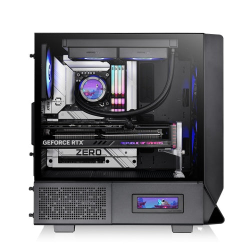Der Ceres 330 TG ARGB in der Farbe Black ist ein Midi E-ATX-PC Gehaeuse.