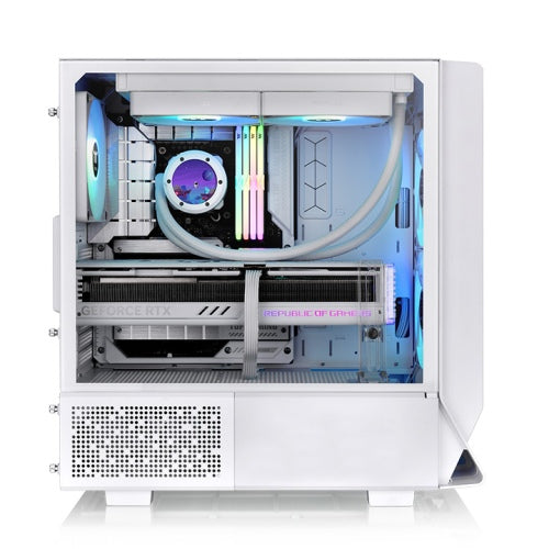 Der Ceres 330 TG ARGB in der Farbe Snow White ist ein Midi E-ATX-PC Gehaeuse.