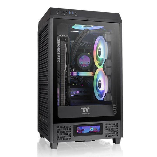 Der The Tower 200 in der Farbe Black ist ein Mini ITX-PC Gehaeuse.