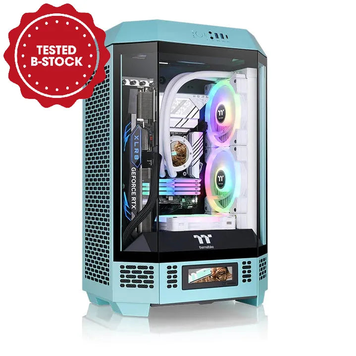The Tower 300 in der Farbe Turquoise ist ein PC_Gehaeuse als B-Ware.