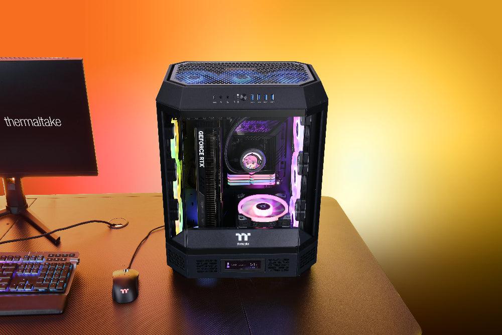 Der Tower 600 Black ist ein PC Midi Gehaeuse mit ATX-Standard