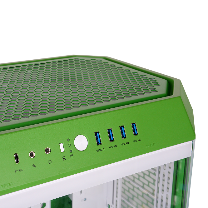 Der Tower 600 Light-Year Green ist ein PC Midi Gehaeuse mit ATX-Standard
