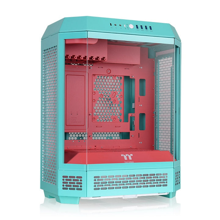 Der Tower 600 in der Farbe Mint Strawberry ist ein ATX PC Gehäuse.