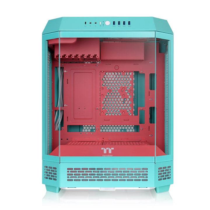 Der Tower 600 in der Farbe Mint Strawberry ist ein ATX PC Gehäuse.