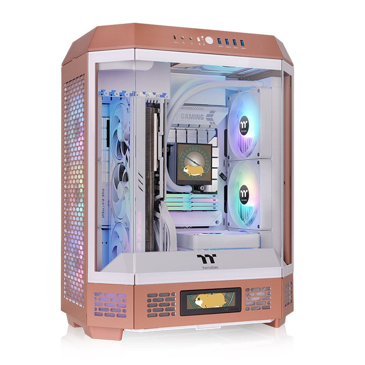 Der Tower 600 in der Farbe Mocha Mousse ist ein ATX PC Gehäuse.