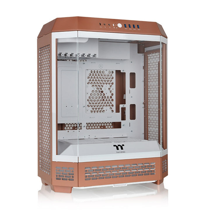 Der Tower 600 in der Farbe Mocha Mousse ist ein ATX PC Gehäuse.