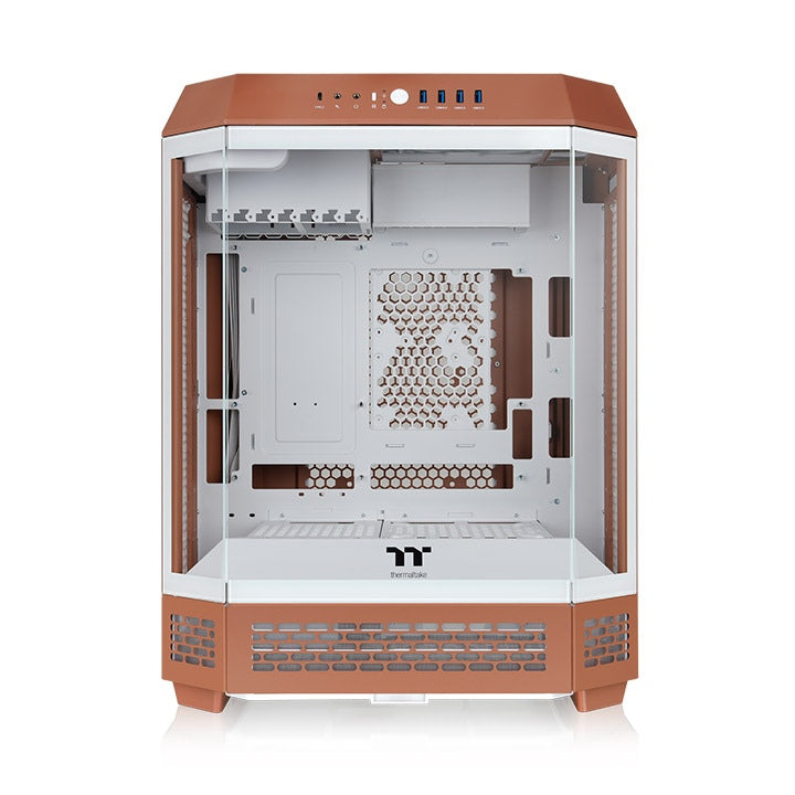 Der Tower 600 in der Farbe Mocha Mousse ist ein ATX PC Gehäuse.