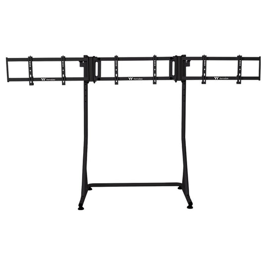 Der Triple Racing Monitor Stand Pro in der Farbe Black unterstützt 32"(Curved) oder 34"(Flat) Displays und ergibt mit dem GR300/GR500 das perfekte SimRaching-Setup für alle Rennfahrer.