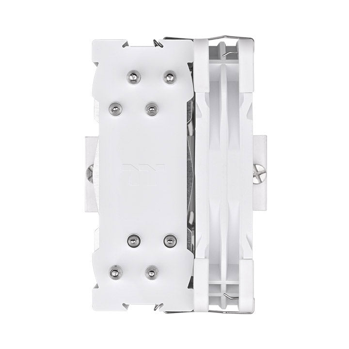 UX400 ARGB Lighting ist ein günstiger CPU-Kuehler in der Farbe Snow White mit leisem 120-mm-High-Airflow-Luefter.