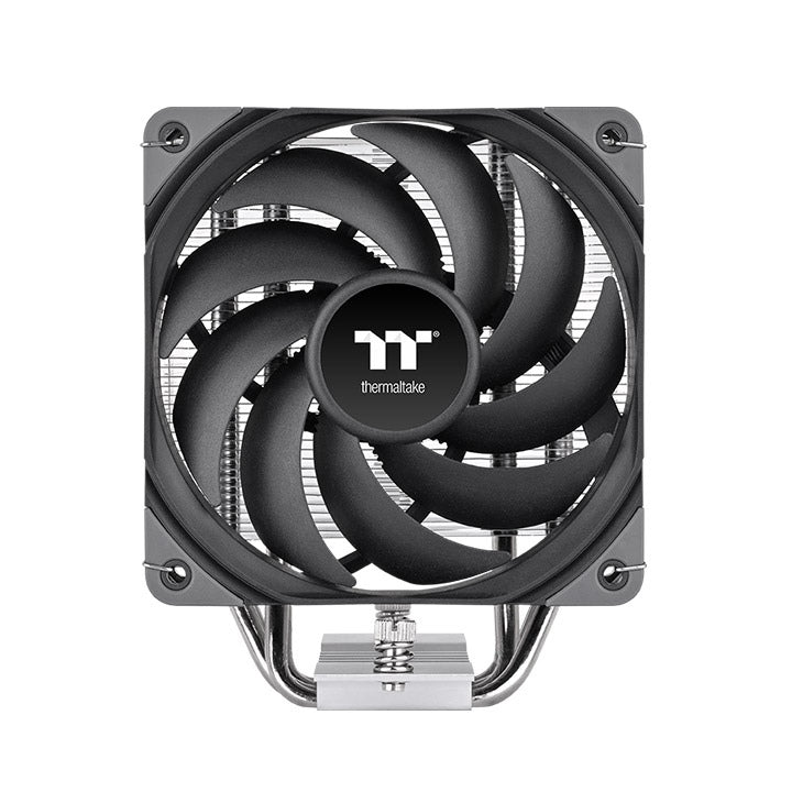 Der UX400 ist ein günstiger CPU-Kuehler in der Farbe Black mit leisem 120-mm-High-Airflow-Luefter.