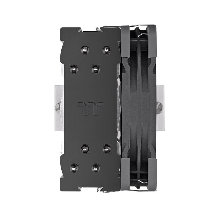 Der UX400 ist ein günstiger CPU-Kuehler in der Farbe Black mit leisem 120-mm-High-Airflow-Luefter.