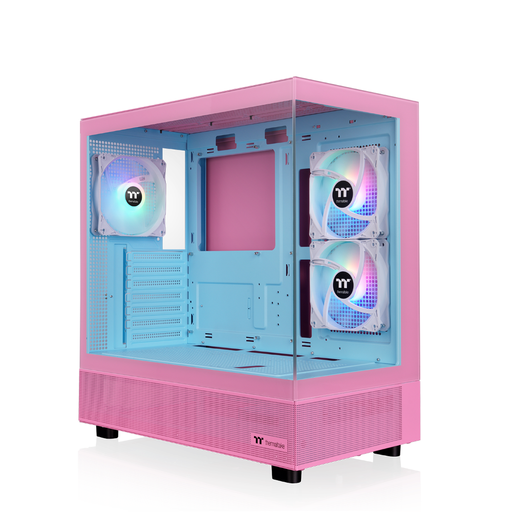 Das View 270 Plus TG ARGB ist ein PC Gehaeuse (Midi Tower) in der Farbe Bubble Pink.