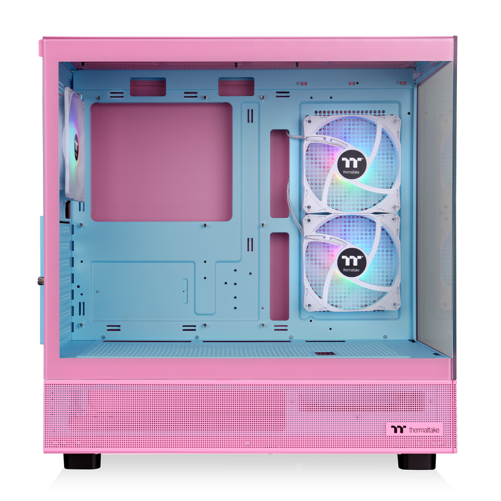 Das View 270 Plus TG ARGB ist ein PC Gehaeuse (Midi Tower) in der Farbe Bubble Pink.