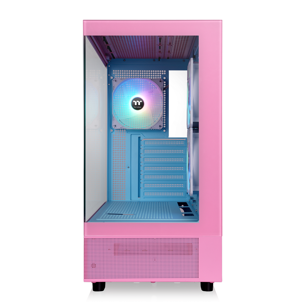Das View 270 Plus TG ARGB ist ein PC Gehaeuse (Midi Tower) in der Farbe Bubble Pink.