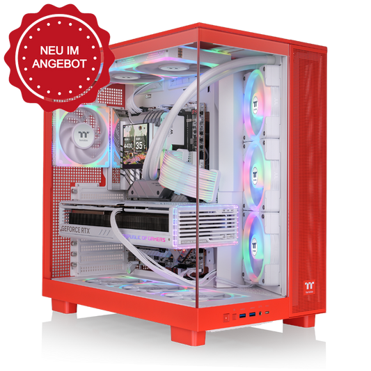 Das View 380 XL TG ARGB PC Gehäuse ist ein Zweikammer-ATX-Gehäuse mit großartiger Ausstattung.