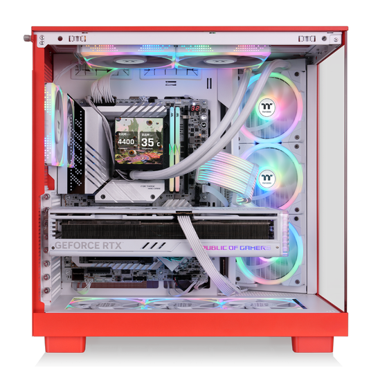 Das View 380 XL TG ARGB PC Gehäuse ist ein Zweikammer-ATX-Gehäuse mit großartiger Ausstattung.