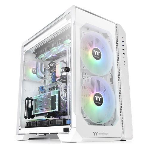 Das View 51 TG ARGB ist ein Big Tower in der Farbe Snow White mit High-End Erweiterungsmöglichkeiten.