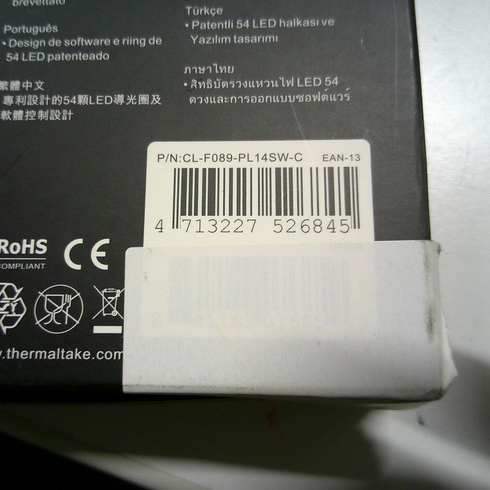 ***B-Ware*** Riing Quad 14 RGB Ventilateur radiateur TT Premium Edition (pack 1 ventilateur, sans contrôleur) #1