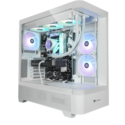 Der White Unicorn ist ein LCGS Gaming PC mit NVIDIA RTX 5070 Ti und Intel Core i7 14700KF.